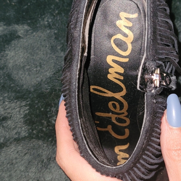 Sam Edelman fringe booties size 9    👉Used👈 - Picture 3 of 9